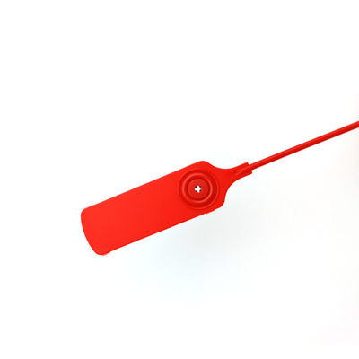 Zone de marquage L 38*W 20 mm 200 mm Code à barres Logo Numéroté Sacs en plastique Sceau de sécurité pour banque
