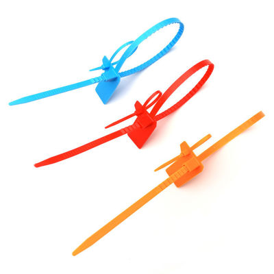 Sceaux de sécurité orange jetable 400*34*16 mm Parfait pour les récipients en plastique