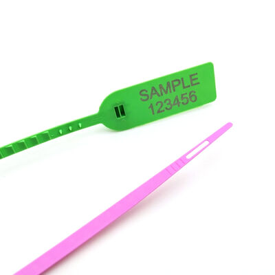 334 N 34.1 KG Résistance à la traction Sceau de sécurité en plastique pour contenant laser/impression à chaud