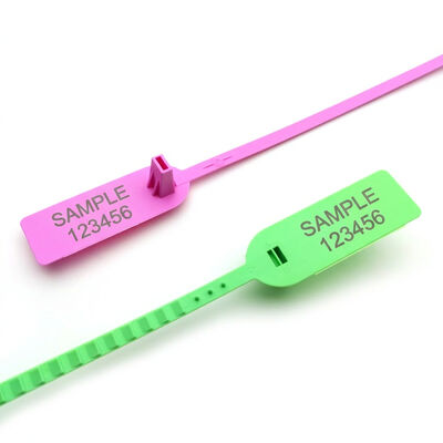 334 N 34.1 KG Résistance à la traction Sceau de sécurité en plastique pour contenant laser/impression à chaud