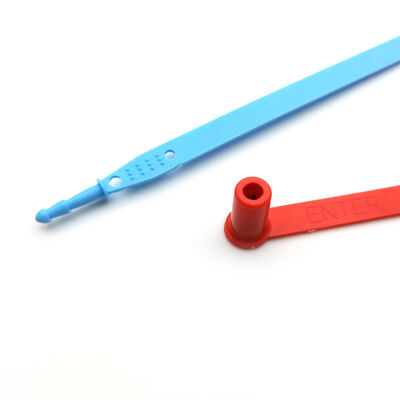 200 mm de longueur fixe anneau en plastique orange joint à une seule fois de sécurité de conteneur