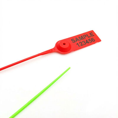 US-PS200C / US-PS350C série 450 mm Pull Tight Lock Impression au laser Sceau de sécurité de camion en plastique