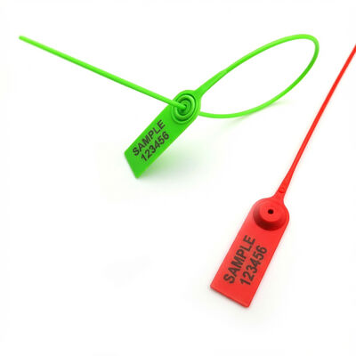 US-PS200C / US-PS350C série 450 mm Pull Tight Lock Impression au laser Sceau de sécurité de camion en plastique