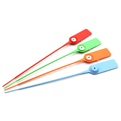 200 mm de joint étroit en plastique pour étiquette de sécurité Indicatif blanc et imprimé au laser / timbre à chaud