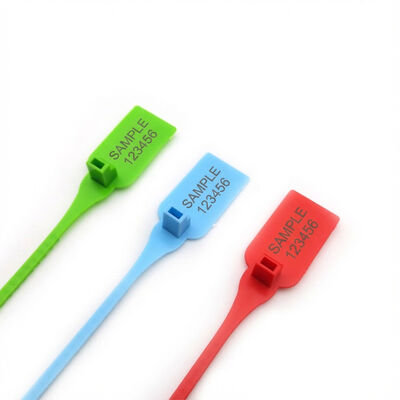 Tirez les joints d'étanchéité étroits pour les produits en PP Marquage de la zone 40*26 mm, numéro de série inclus