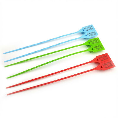 Tirez les joints d'étanchéité étroits pour les produits en PP Marquage de la zone 40*26 mm, numéro de série inclus