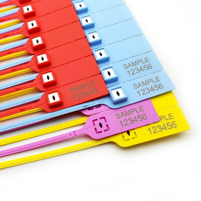 Sceaux de manipulation en plastique jetable pour camions Longueur de travail 280 mm US-PS380M 380*24,5*7,6 mm